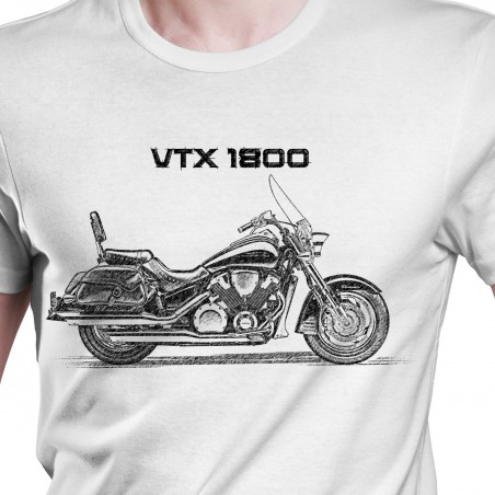 T-shirt for motorcyclist with VTX 1800
