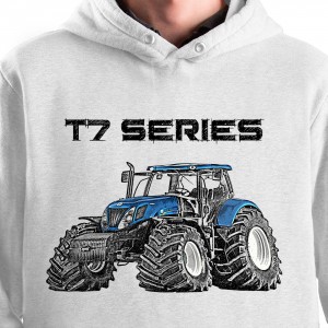 Hoodie with your tractor New Holland T7 Series