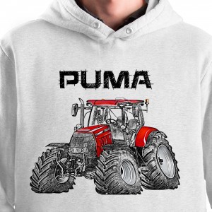Hoodie with your tractor Case IH Puma
