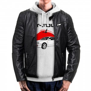 Gift for japancars lovers with jacket. Toyota Celica GT-FOUR